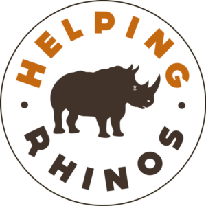 Helping rhinos window sticker
